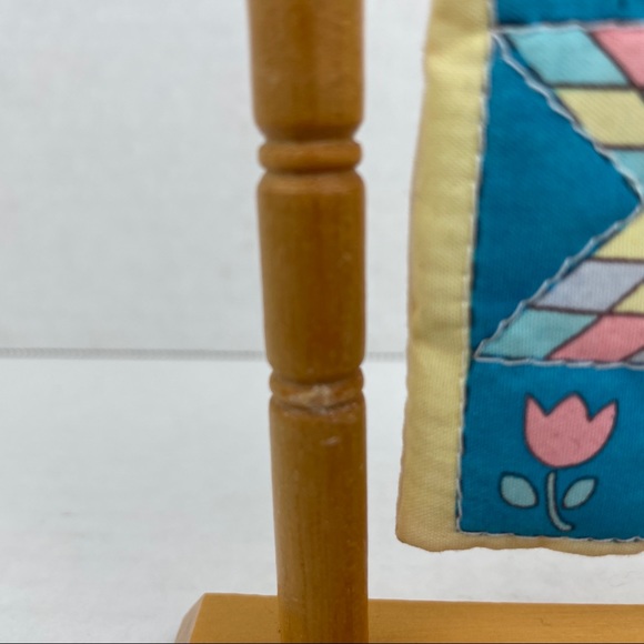 Enesco Star Quilt Patterns of Life Miniature 1995 - Picture 10 of 10